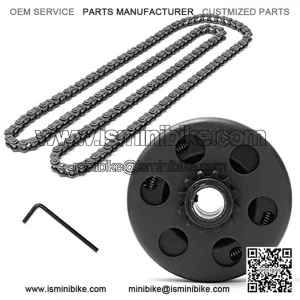Go Kart Mini Bike Clutch 3/4 Bore 12T with #35 Chain Fit for Go Kart Minibike Engines