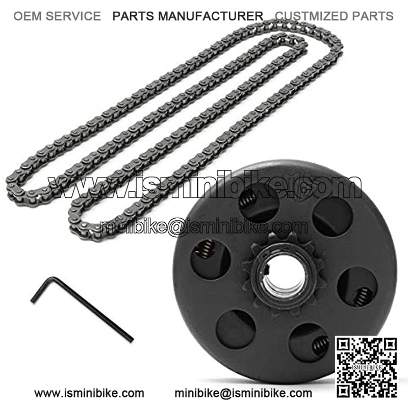 Go Kart Mini Bike Clutch 3/4 Bore 12T with #35 Chain Fit for Go Kart Minibike Engines