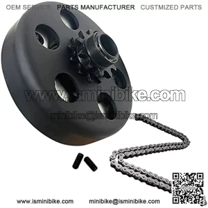 Go Kart/Mini Bike Clutch 5/8 Bore #35 Chain 11 Tooth Wish 35 Chain - by Scooter Parts Palace