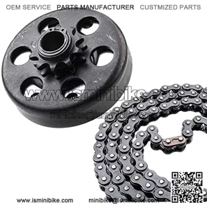 Minibike Go Kart Clutch 3/4" Bore 10 Tooth with #40/41/420 Chain