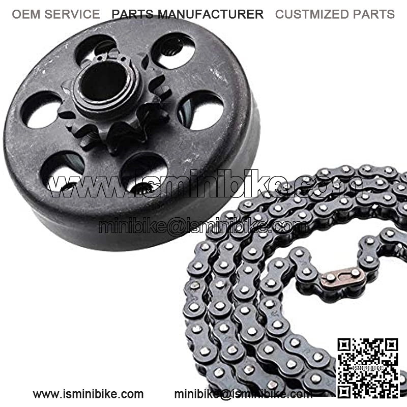 Minibike Go Kart Clutch 3/4" Bore 10 Tooth with #40/41/420 Chain