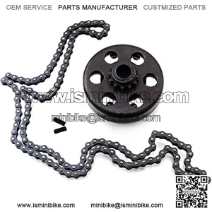 Go Kart Clutch 3/4 Bore 12T with #35 Chain, Centrifugal Clutch Fit for Go Kart Minibike Honda Engines 3/16 Key Way