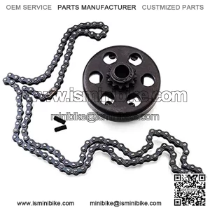 Centrifugal Clutch 3/4" Bore #35 Chain 12 Tooth for Go Karts Mini Bike Replace Parts (12T Centrifugal Clutch with #35 Chain)