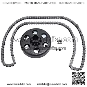 Go Kart Clutch 3/4 Bore 12T with #35 Chain, Centrifugal Clutch Compatible with Go Kart Minibike Honda Engines 3/16 Key Way