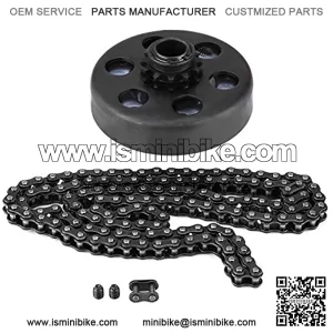 Go Kart Clutch, Predator 212 Clutch and Chain Centrifugal Clutch 3/4" Go Kart Clutch Bore with Chain Screw Sets for Go Karts Mini Bike Replace Parts, Fit GX160 GX200 GX140 GX120 GC160 GC190