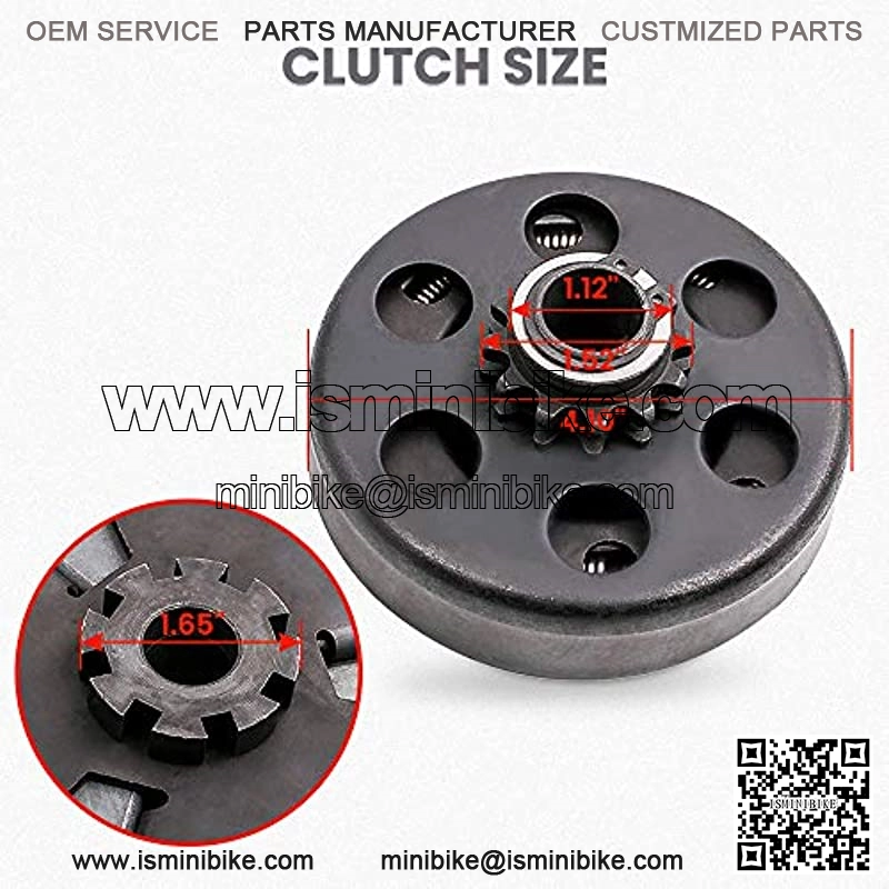 Go Kart Clutch 3/4" Bore Centrifugal Clutch 12 Tooth #35 Chain for 212 Predator Clutch 6.5HP for Honda GC GX for Minibike - Image 2