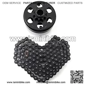 Go Kart Centrifugal Clutch 3/4" Bore Tooth with #40/41/420 Chain Replacement for Mini Bike Go Kart Lawnmower 2-6.5HP Engine