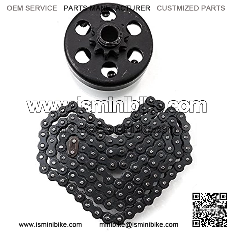 Go Kart Centrifugal Clutch 3/4" Bore Tooth with #40/41/420 Chain Replacement for Mini Bike Go Kart Lawnmower 2-6.5HP Engine