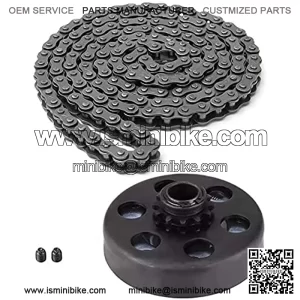 Centrifugal Clutch 3/4 inch Bore 12 Tooth 35 Chain for Go Kart Mini Bike Lawnmower Fun Kart 2-7 HP Engine Replacement for Honda GX160 GX200 GX140 GX120 GC160 GC19