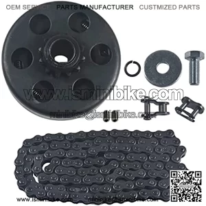Go Kart Mini Bike Clutch 3/4 Bore 12T with #35 Chain Screws Fit for Go Kart Minibike Engines