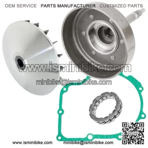 3/4"Bore Centrifugal Clutch Pulley Compatible with 1/2" AB Style Belt for Drive GoKart Mini Bike with engines up to 6.5hp.