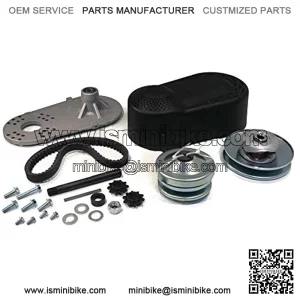 218353A Manco Torque Converter Go Kart Clutch Kit Set Fit Predator 6.5HP 212CC 3/4" COMET TAV2 10T #40/41 and 12T #35 Chain, Small Engine Belt Drive