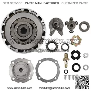 Clutch Assembly 17 Teeth Fit For Auto 50cc-125cc Engine Dirt Bikes ATV Go-Kart Taotao Kazuma