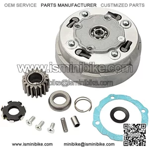 17 Teeth Auto Clutch Set For 50cc 110cc 125cc 135cc Go Kart ATV Quad Dirt Bike