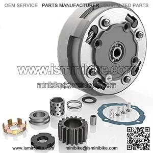 TA1-17T 17 Teeth Semi Automatic Clutch Assembly for 50cc 110cc 125cc 135cc ATV Quad Go Kart Dirt Bike Roketa Kazuma JCL NST SUNL Taotao