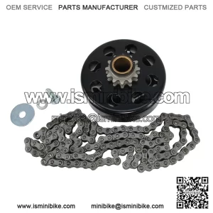 Hilliard's Extreme Duty 3/4" Bore 35 Chain 12 Tooth Clutch + 4' of 35 Chain