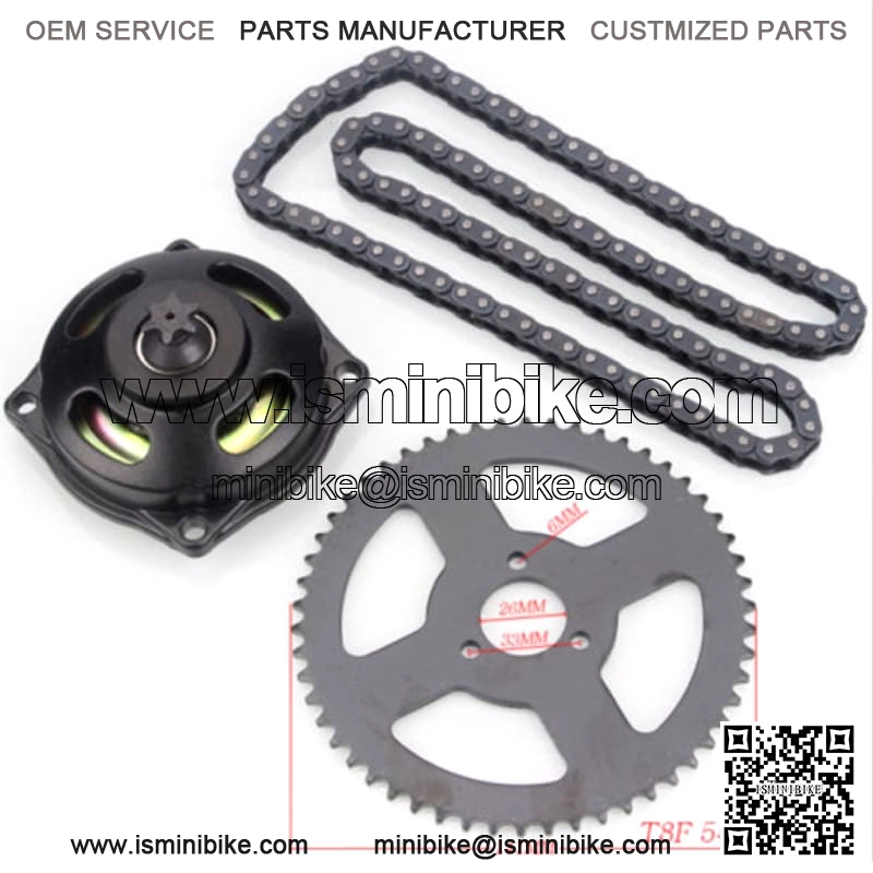 Bike 49cc Drive T8F Cadena con Pi??n Trasero de Caja de Cambios Cadena trasera de la cadena T8F cadena - Image 3