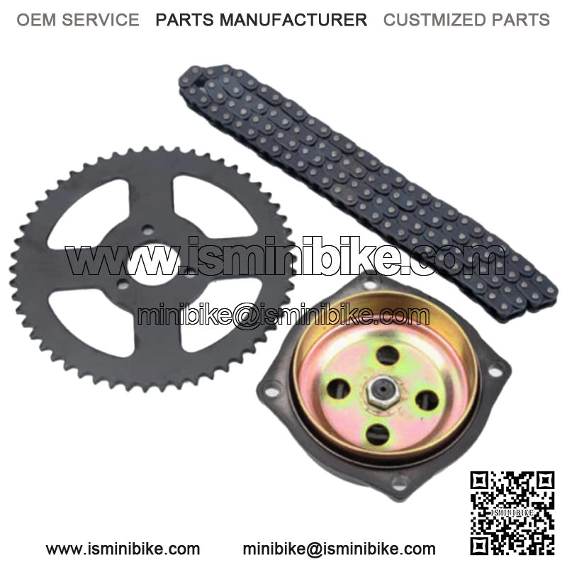 Cadena T8F con pi??n de caja de cambios de 54 dientes para mini bicicleta de Cadena trasera de la cadena T8F cadena