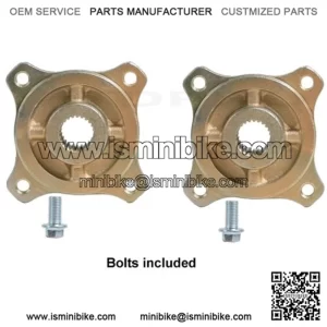 150cc quad atv rear wheel hub set