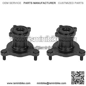 Buje de Rueda, 2 Piezas Buje de Rueda de Esp??rrago M8x3 de Acero para 50cc-125cc ATV Go Kart Dirt Quad Bike 6 7 8in Llanta de Llanta