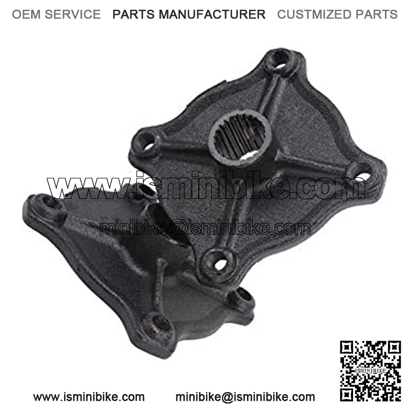 Rodamiento del portador del eje del eje trasero de la rueda, 2 piezas 4.1x4.1in 23 dientes estriados 4 pernos para 110CC 150CC Quad Bike ATV Go Kart - Image 3