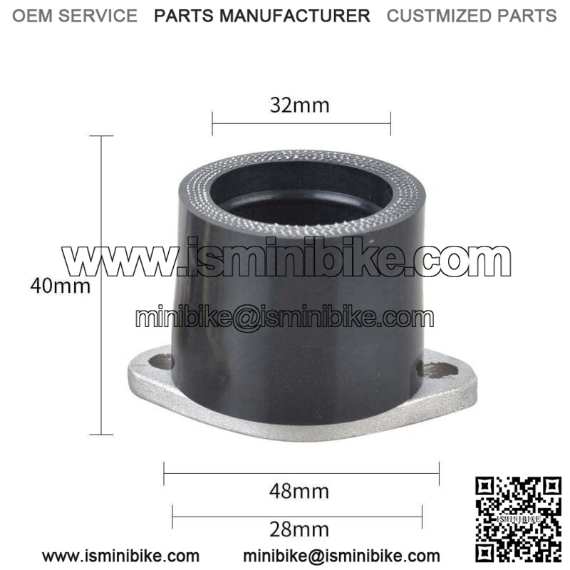 Air CG Intake Manifold Joint Boot Connector For Motorcycle Motorcross Dirt - Image 2