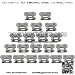 420 Drive Chain Master Link for Coleman CT200U CT200U-EX BT200X Baja Warrior Massimo MB200 MB165 Mini Bike XR CRF50 SSR 110 125cc TaoTao Coolster Apollo ATV 4 Wheeler Quad Go Kart Pit Dirt Bike