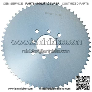 Go Kart Sprocket for 40/41/420 Chain, 60 Tooth Sprocket for Go Karts and Mini Bikes