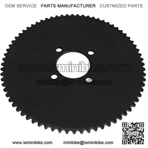 130492 Go Kart WAP 72 Tooth Live Axle Sprocket 470 Mini Bike #35 Chain Sprocket 4 Hole Sprocket