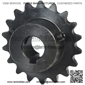 #35 Chain - 18 Tooth Jackshaft Sprocket with a 5/8" Bore for Go-Karts & Mini Bikes