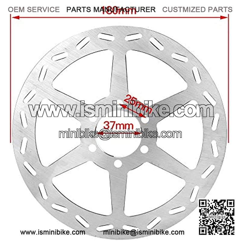 Rear Brake Disc Rotor Disk for Motovox MBX10 MBX11 MBX12 97cc Mini Bike Doodlebug - Image 3
