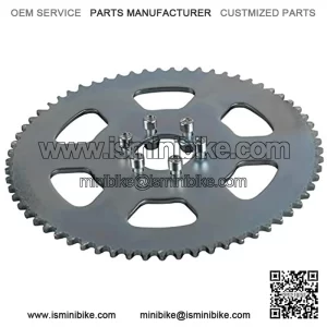 65T 37mm #35 Chain Rear Sprocket for Go Kart Mini Bike ATV Drift Trike