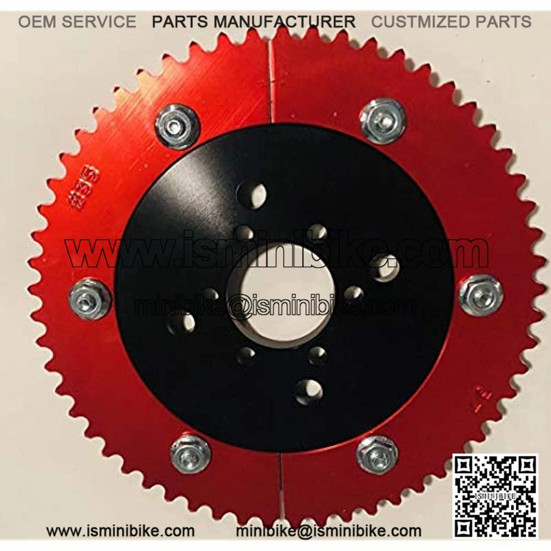 Mini Bike & Go Kart Split Sprocket Adapter Black - Image 3