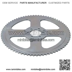 75 Tooth #35 Chain Rear Wheel Sprocket for Coleman, Monster Moto/Mega Moto, & Motovox Mini Bikes