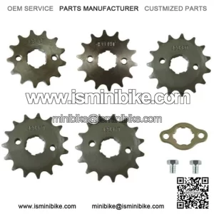 sprocket 14t 20mm bore 428 chain for mini bike