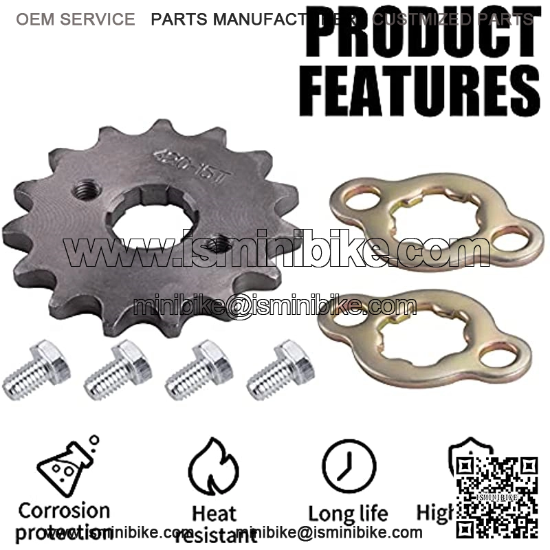 Motorcycle 420-15T Front Sprocket 20mm Compatible with 50cc 70cc 90cc 110cc 125cc Dirt Pit Bike Mini Bike ATV 4 Wheeler Moped - Image 4