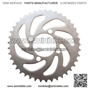41 Dientes 428 Cadena Pi??n Trasero Cadena Trasera Cog 125cc PIT Bike ATV Dirt Bike Pi??n dentada trasero