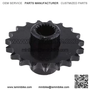 Pi??n de Cadena Delantera Metal para Quad Bike Pieza de Repuesto Pi??n de cadena delantera 19T Cog