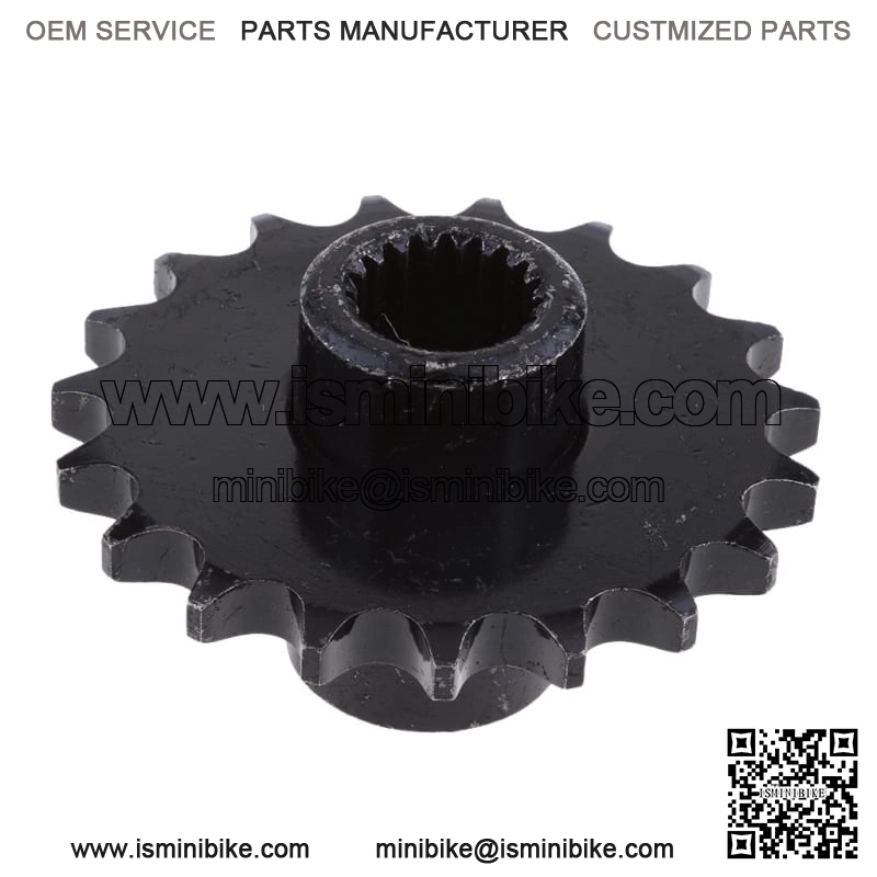 Pi??n de Cadena Delantera Metal para Quad Bike Pieza de Repuesto Pi??n de cadena delantera 19T Cog