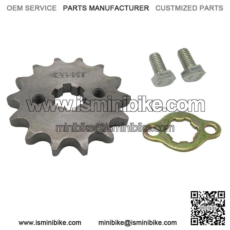 14T Dientes 17 Mm 428 Cadena Pi??n Delantero Pi??n Para 50/70/90/110/125 / 150CC Pi??n de cadena delantero 14T - Image 4