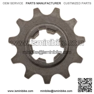 2pcs T8F Pi??n Delantero 11 para Mini Bike Scooter Pi??n delantero de 11 dientes