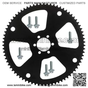 75T Sprocket Gear #35 Pitch Chain Go Kart Racing Mini Bike Cart