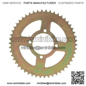 428 50 tooth Chain Sprocket For 44" Rear Axle ATV Quad Go Kart Dirt Pit Bike