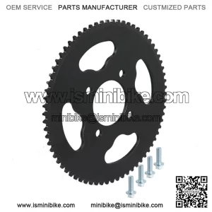219 Chain Rear Sprocket 70T Tooth For Go Kart ATV Quad Karting