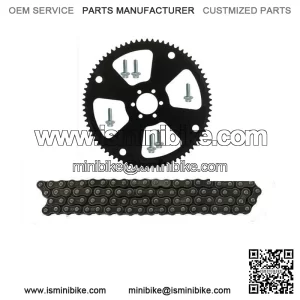 75T Sprocket + #35 Chain Gear #35 Drive Sprocket 75 Tooth Go Kart