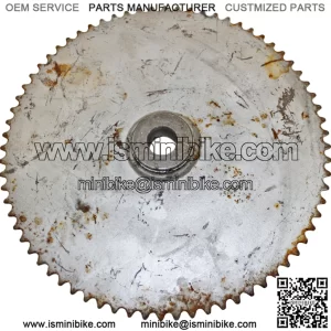 72T #35 Sprocket with 3/4" Bushing