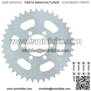 35 Chain Sprocket 40 Teeth Rear Sprocket 5 Inch Replacement for Mini Bike Go Kart Quad