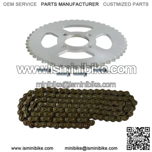 420 Chain+48T 48mm Rear Sprocket For ATV Quad Go Kart Cart Drift Trike Mini Bike