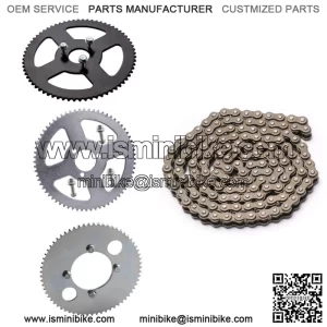 25H Chain 65T 68T Sprocket For 47cc 49cc 50cc Mini Pocket Dirt Bike ATV Go Kart