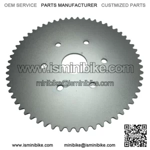 60 Tooth Steel Sprocket - 35 Chain , 3.25" Bolt Pattern, 1-3/8" Bore